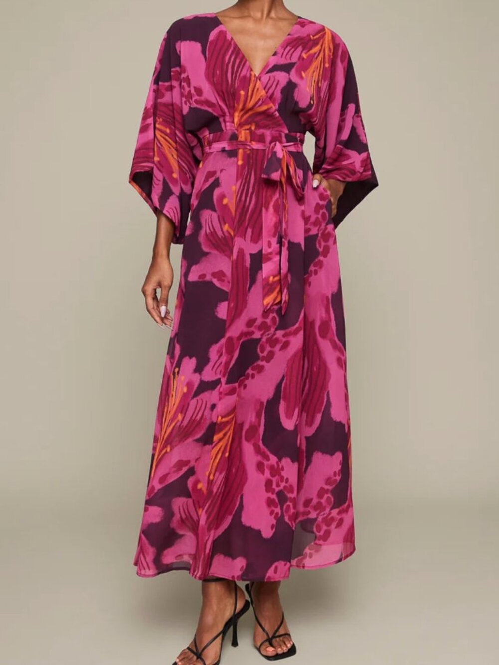 NWOT Mixed by Nasrin Maxi Dress in the color Aki, size small